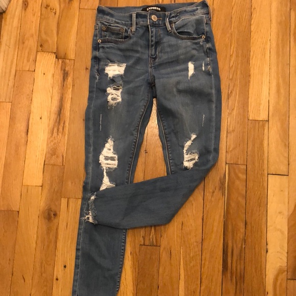 Express Denim - Express distressed jeans Express Denim - Express distressed jeans